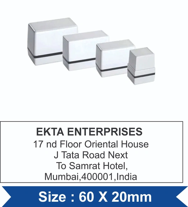 Address Pre-Ink Stamp ( 4Line) (60 x 20mm)