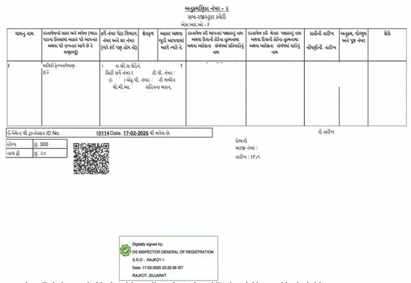 Gujarat Certified Index 2  ( ગુજરાત ઈન્ડેક્સ 2 )  