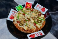 Paneer Punjabi Pizza - 10 INCH