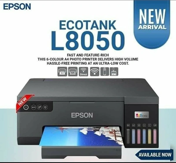 Epson EcoTank L8050 A4 Size 6 Color Printer - Printer Solution