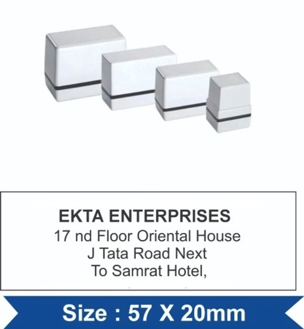 Address Pre-Ink Stamp ( 4Line) (57 x 20mm)