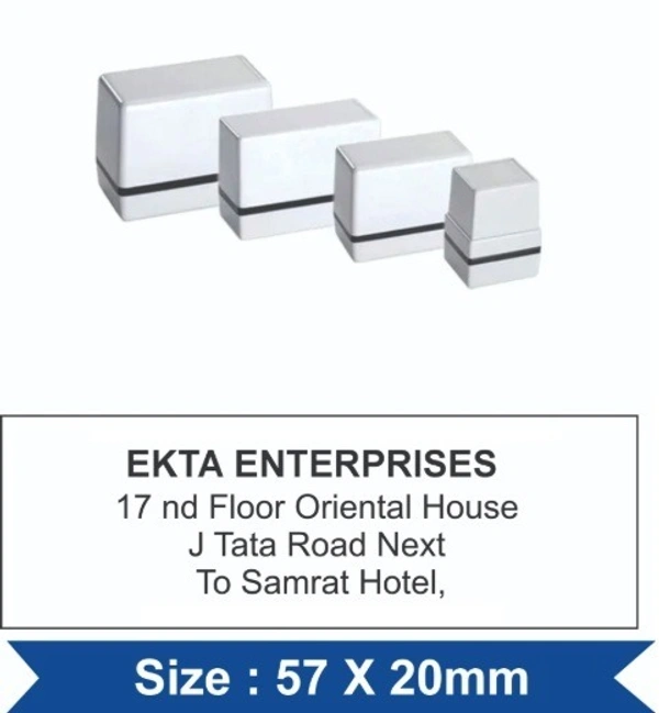 Address Pre-Ink Stamp (4Line) (57x 20mm)