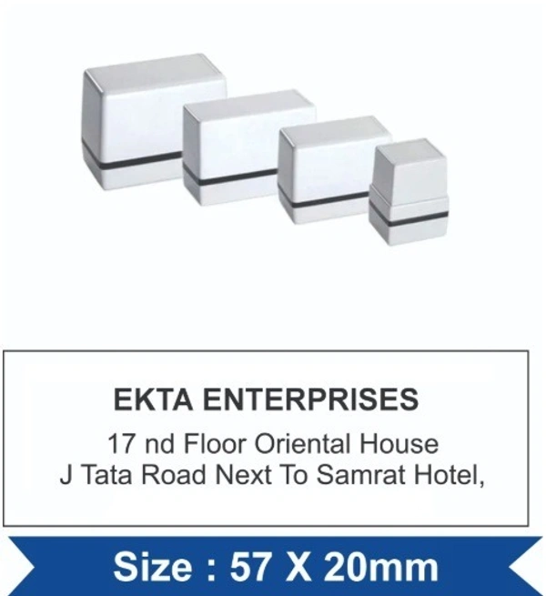 Address Pre-Ink Stamp ( 3Line) (57 x 20mm)