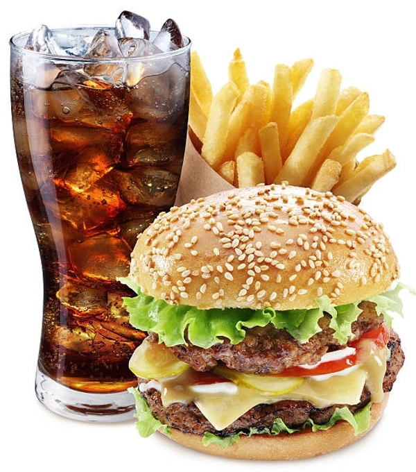  Veg  Combo : Burger + French Fries + Mocktail