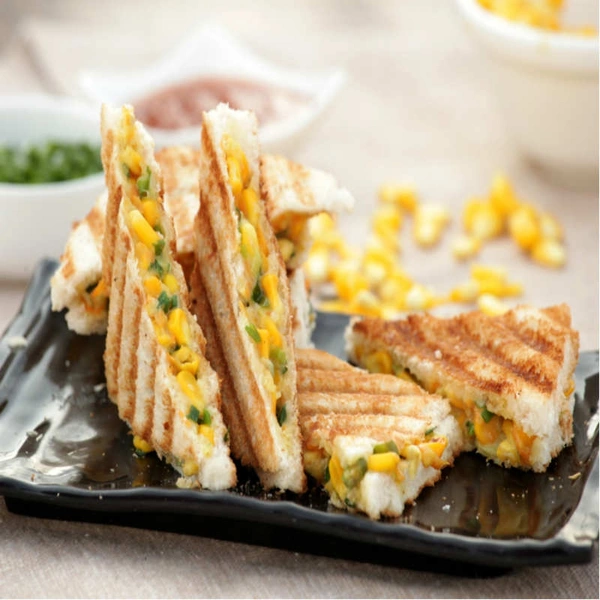 Corn Cheese Grill Sandwich