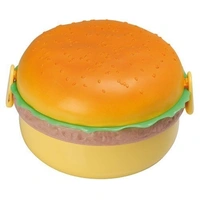 BURGER SHAPE DESIGNED ROUND LUNCH BOX 