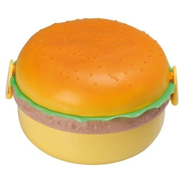 BURGER SHAPE DESIGNED ROUND LUNCH BOX 