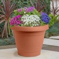 Garden Pots 8 Inch With Base Plate - 8 Inch