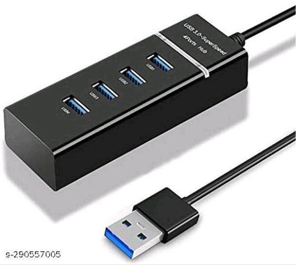 DEV LITE SCREENS USB HUB 3.0 4 Port USB Hub 3.0 Adapter Cable with 5Gbps Speed, Laptop, PC Computers, with Led Indication USB Hub  (Black)DEV LITE SCREENS USB HUB 3.0 4 Port USB Hub 3.0 Adapter Cable with 5Gbps Speed, Laptop, PC Computers, with Led Indication USB Hub  (Black