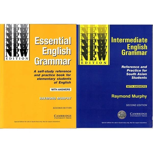 Essential English Grammar with Answers+Intermediate English Grammar with Answers Product Bundle - by Raymond Murphy  (Author)