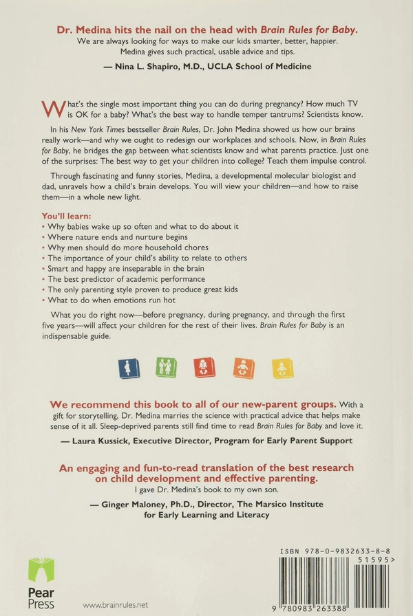 Brain Rules for Baby: How to Raise a Smart and Happy Child from Zero to Five - John Medina  (Author)