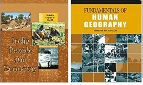 Class 12 Geography Set Of 2 Books Engliah Version - NCERT