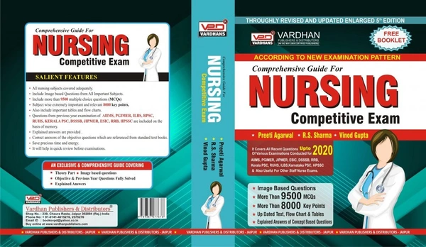 Comprehensive Guide for Nursing Competitive Exam - by Preeti Agarwal , R. S. Sharma, Vinod Gupta (Author)