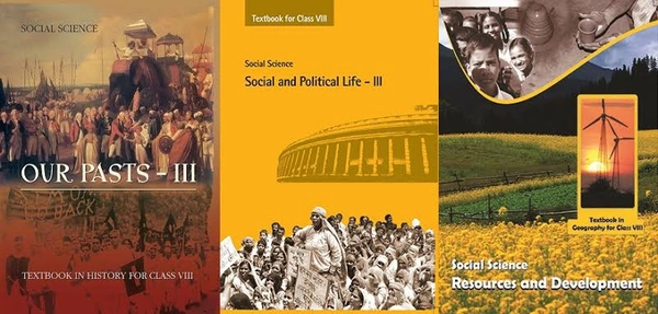 Class 8 Social Science NCERT for UPSC set Of 3 Books - NCERT