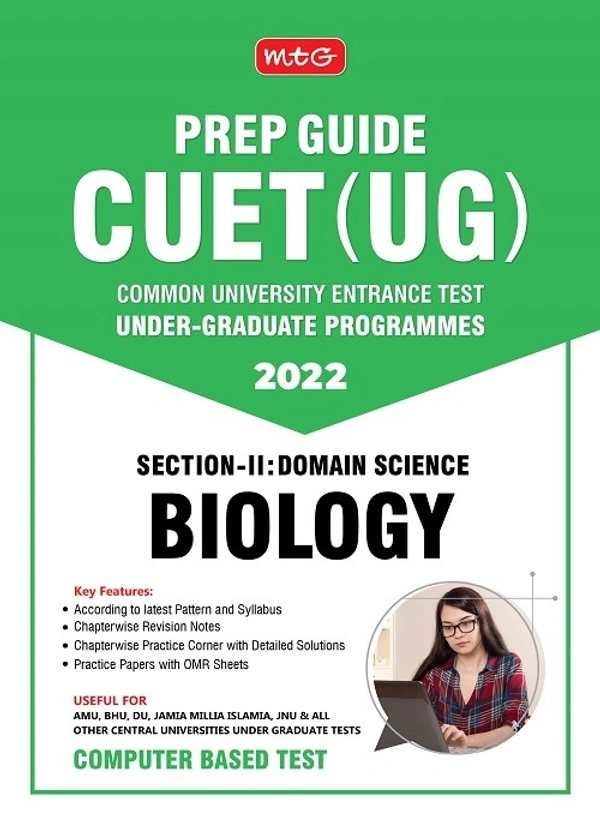 PREP GUIDE CUET (UG) SECTION BIOLOGY - MTG TEAM