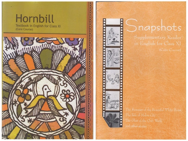 NCERT BOOK , Hornbill Textbook in English ,Snapshots Supplementary Reader in English for Class-XI (Core Course) ,[COMBO PACK] - NCERT