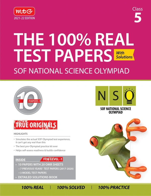 The 100% Real Test Paper NSO ; Class 5 - MTG TEAM