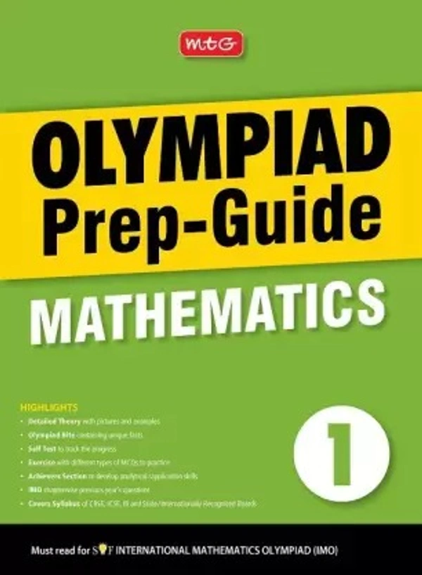 Olympiad Prep Guide MATHEMATICS ; Class 1 - MTG TEAM
