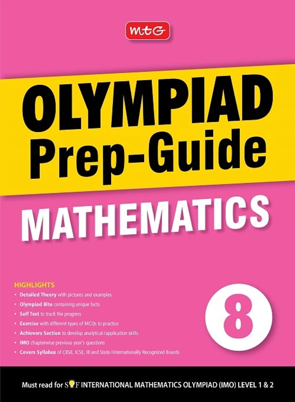 Olympiad Prep Guide MATHEMATICS ; Class 8 - MTG TEAM