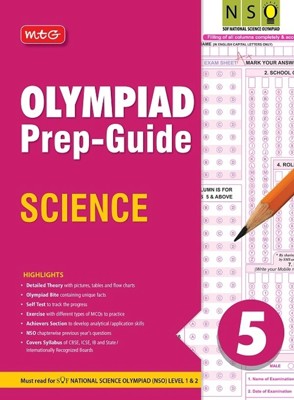 Olympiad Prep Guide SCIENCE ; Class 5 - MTG TEAM