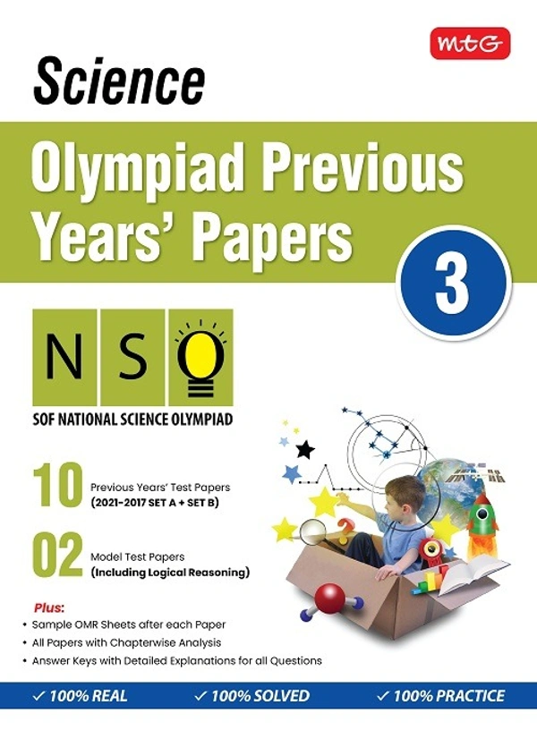 SCIENCE Olympiad Previous  Year's Papers ; Class 3 - MTG TEAM