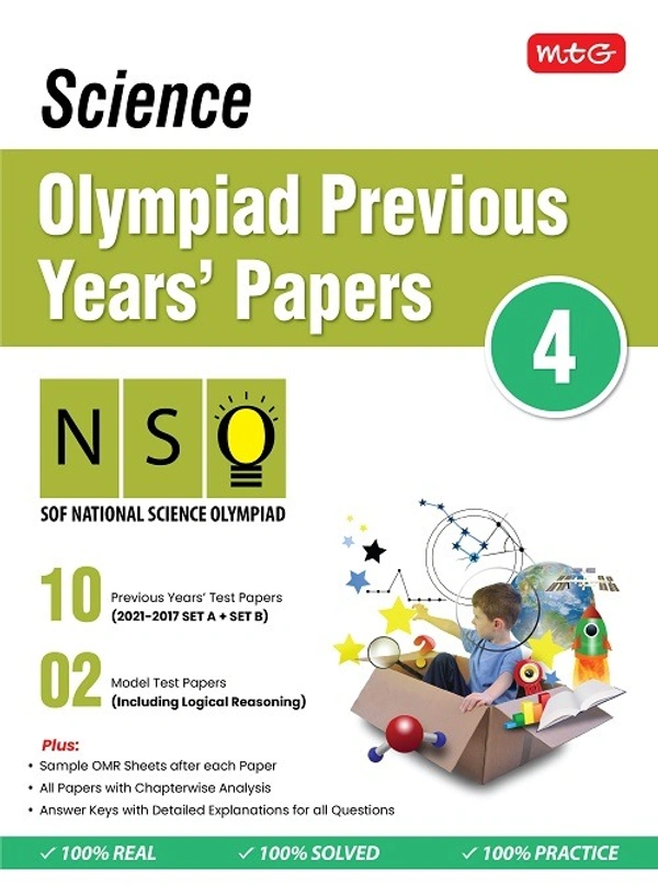 SCIENCE Olympiad Previous  Year's Papers ; Class 4 - MTG TEAM