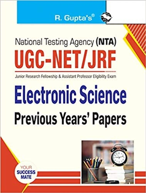 R Gupta Electronic Science NTA NET/ JRF Solved Paper with Paper 1+2 - R Gupta Expert Panel, English Version