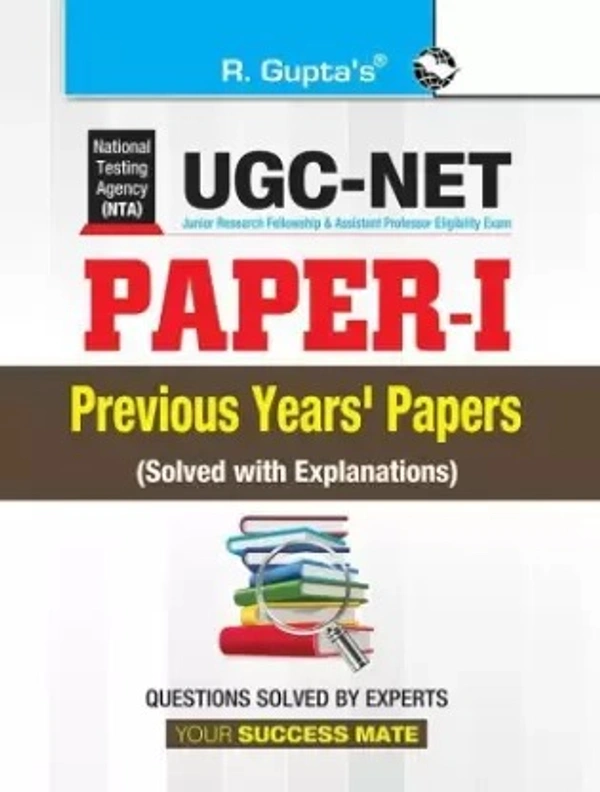 R Gupta Common Paper NTA NET/ JRF Solved Paper with Paper 1 English Version - R Gupta Expert Panel, English Version