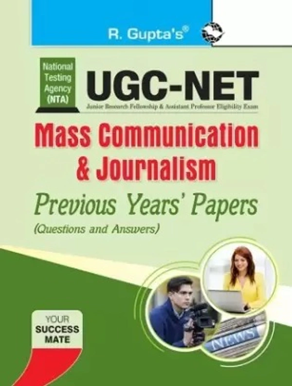 R Gupta Mass Communication NTA NET/ JRF Solved Paper with Paper 1+2 - R Gupta Expert Panel, English Version