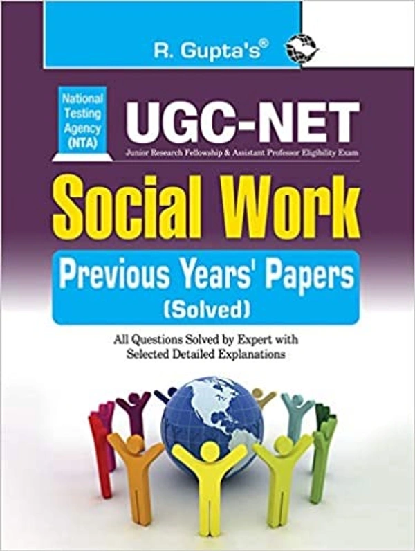 R Gupta Social work NTA NET/ JRF Solved Paper with Paper 1+2 - R Gupta Expert Panel, English Version