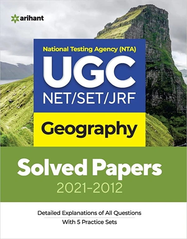 Arihant Geography NTA NET/ JRF Solved Paper for Paper 2 - Arihant Expert Panel, English Version