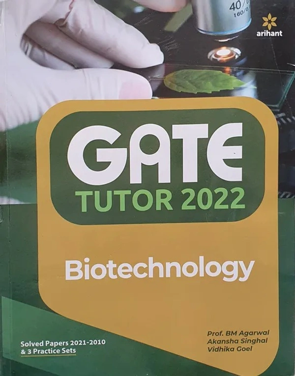 Arihant Biotechnology Engineering Gate Tutor Exam Guide - Arihant Experts, English Version
