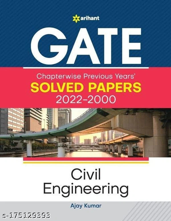 Arihant Civil Engineering GATE chapterwise Solved paper - Arihant Experts, English Version