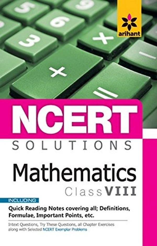 NCERT Solution Arihant Mathematics - 8 Class, English