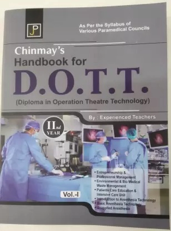 Chinmay`s Handbook for D.O.T.T.-Vol. I   IInd year - EXPERIENCED TEACHER'S