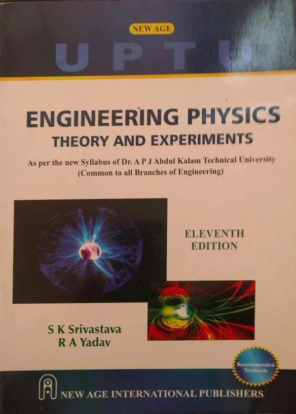 New Age Publisher Engineering Physics: Theory and Experiments (All India) - Srivastava, S.K., English