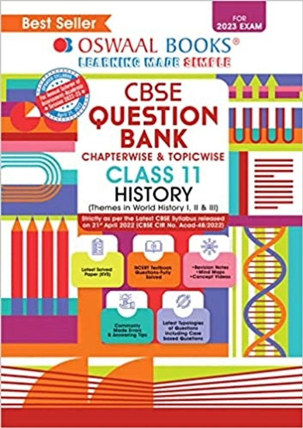 OSWAL history - 11 Class Question Bank Chapterwise & Topicwise PYQ, English