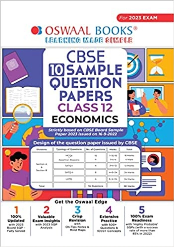 OSWAL Economics - 12 CBSE Sample Question Papers, English
