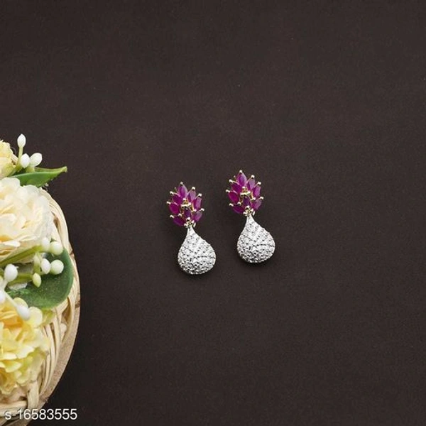 Elagent Earrings  - Pink