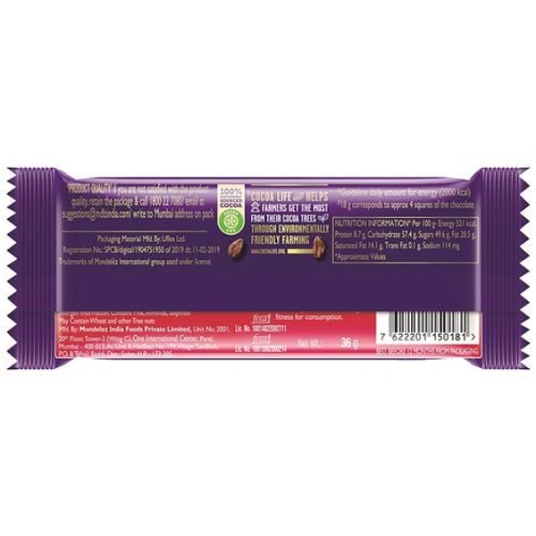 Cadbury Dairy Milk Fruit & Nut Chocolate Bar, 80 g