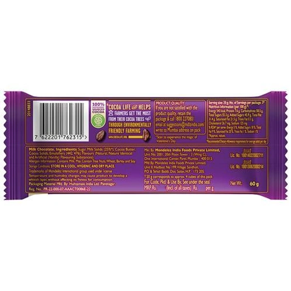 Cadbury Dairy Milk Silk - Plain Valentine Chocolate Bar, Gift Pack