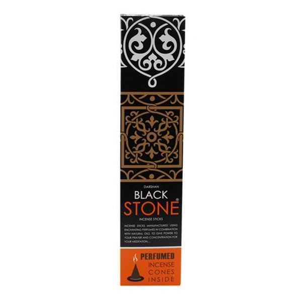 Darshan Black Stone Incense Sticks, 90 g