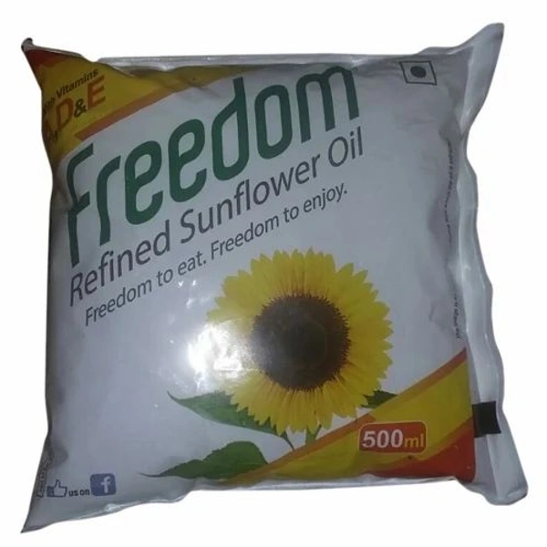 Freedom Oil 500 ml Freedom Sunflower Oil, ,Packaging