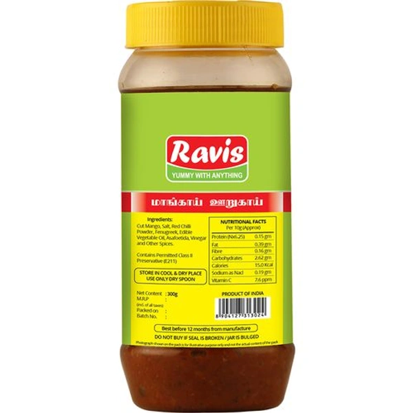 RAVIS Pickle - Mango, 300 g