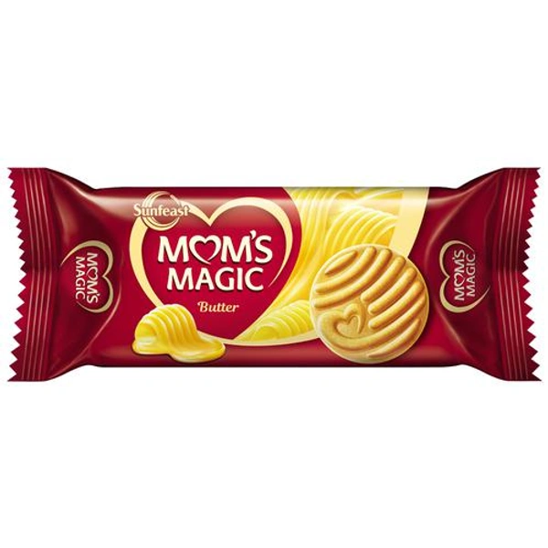 Sunfeast Mom's Magic - Rich Butter Cookies, Caramel Aroma Biscuits, Roasted & Baked, 58.4 g