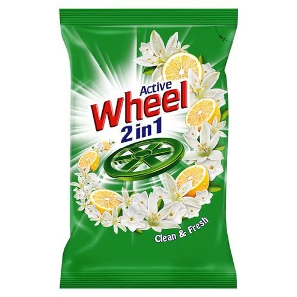 Wheel Green Lemon & Jasmine Detergent Powder, 1 kg