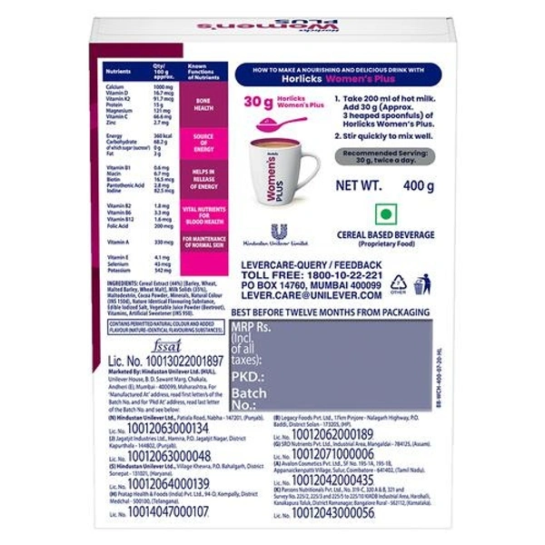 Horlicks Womens 400G Ref