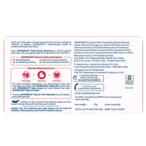 Johnsons Baby Soap Rose 75G