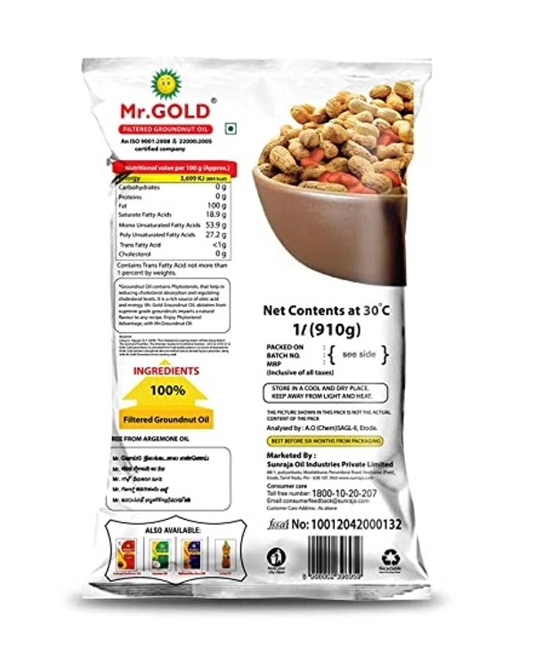 Mr Gold Groundnut 1Ltr