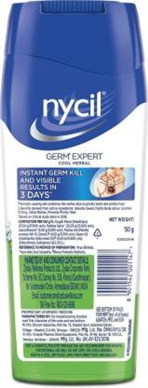 Nycil Cool Herbal 150G